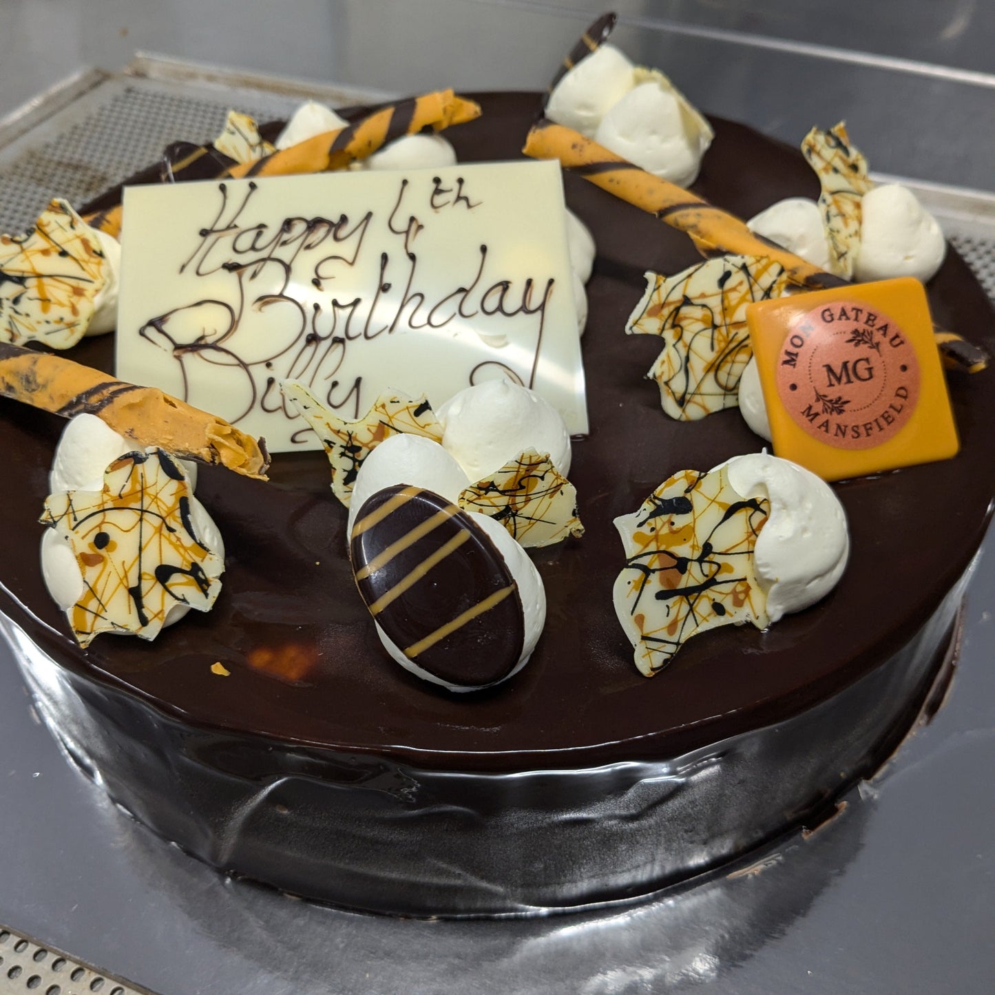 Chocolate and Vanilla Mousse Cake - Bespoke