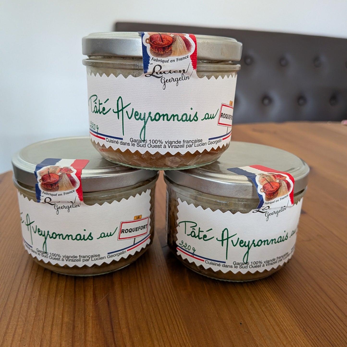 Lucien Georgelin Roquefort Aveyron Pate 220g