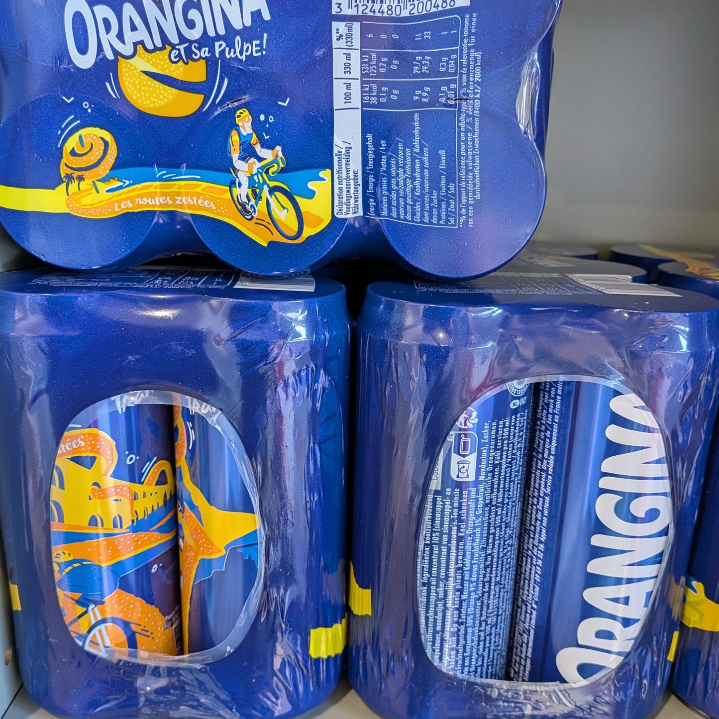 Orangina Cans