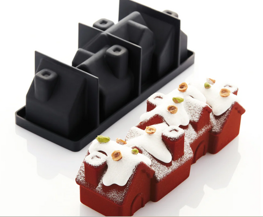 "Chalet" Large Cake Mould Pavoni KE078 - Frank Haasnoot design