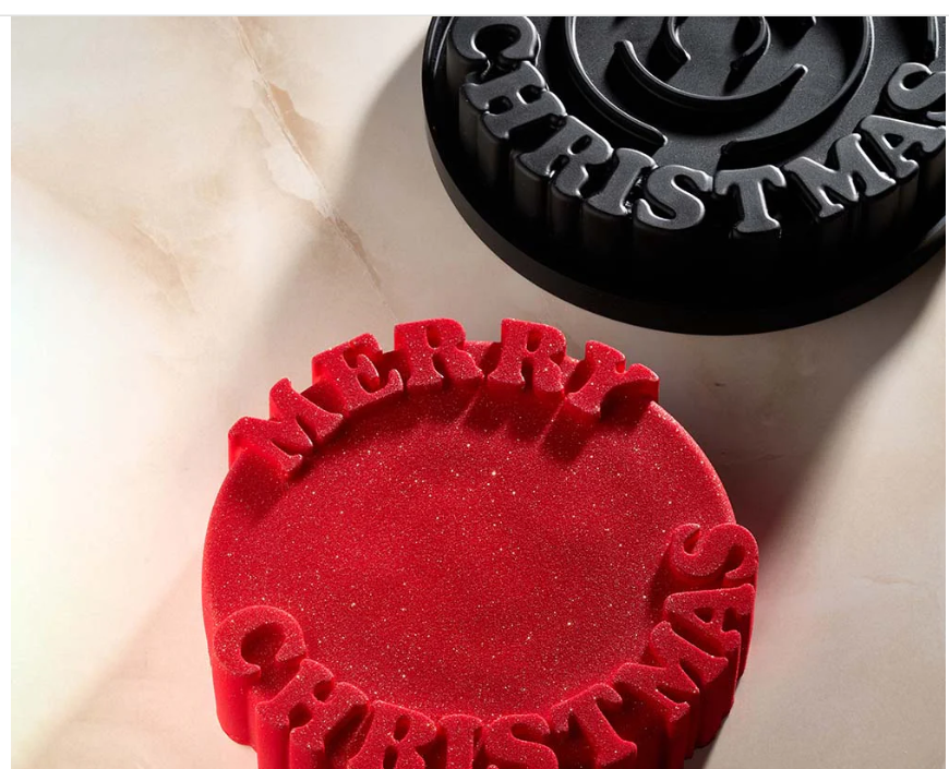 'Merry Christmas' Pavoni Cake Mould KE097