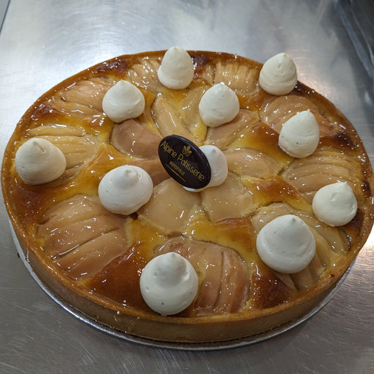 Large Almond Tart with fruit