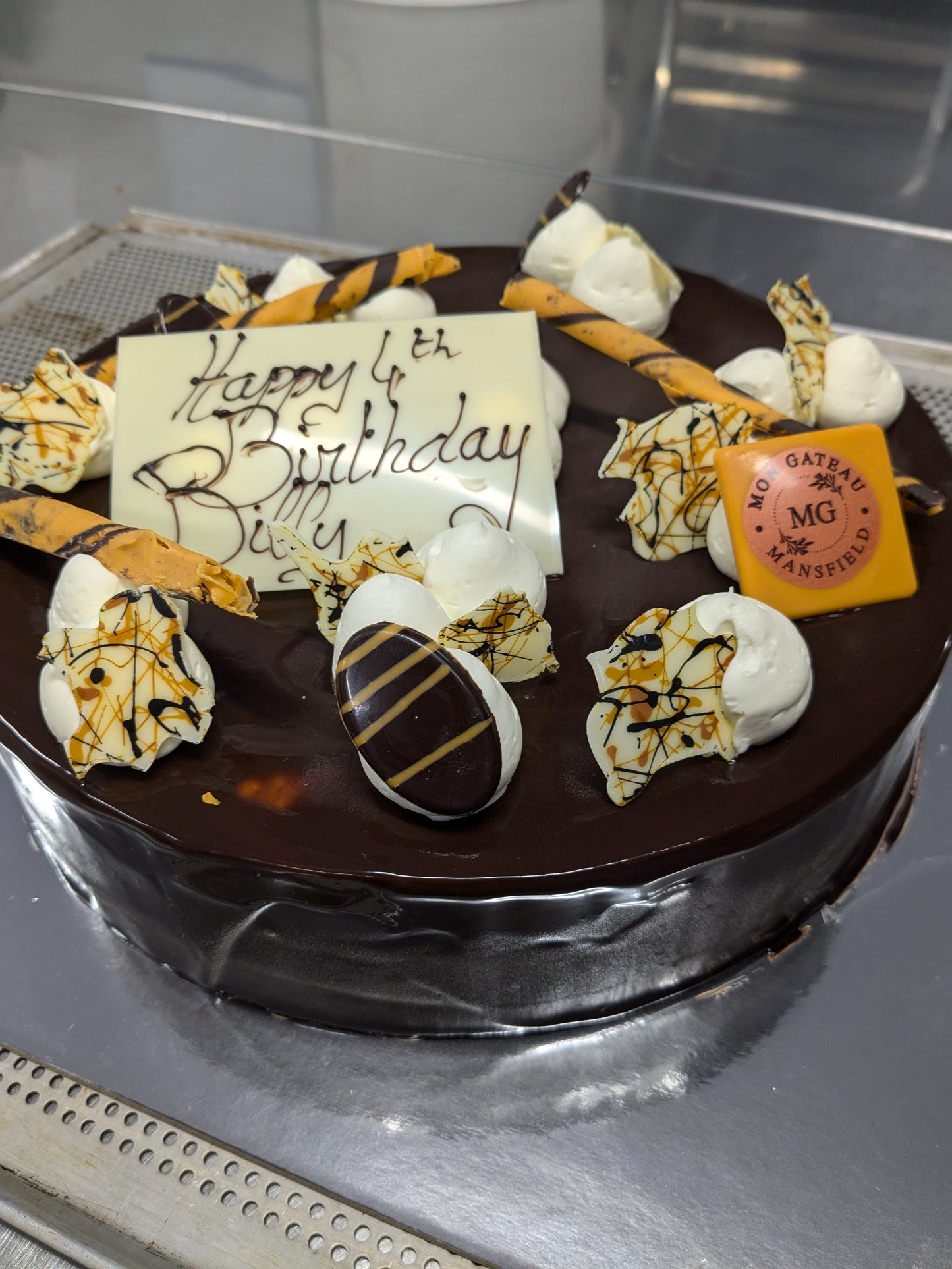 Chocolate and Vanilla Mousse Cake - Bespoke