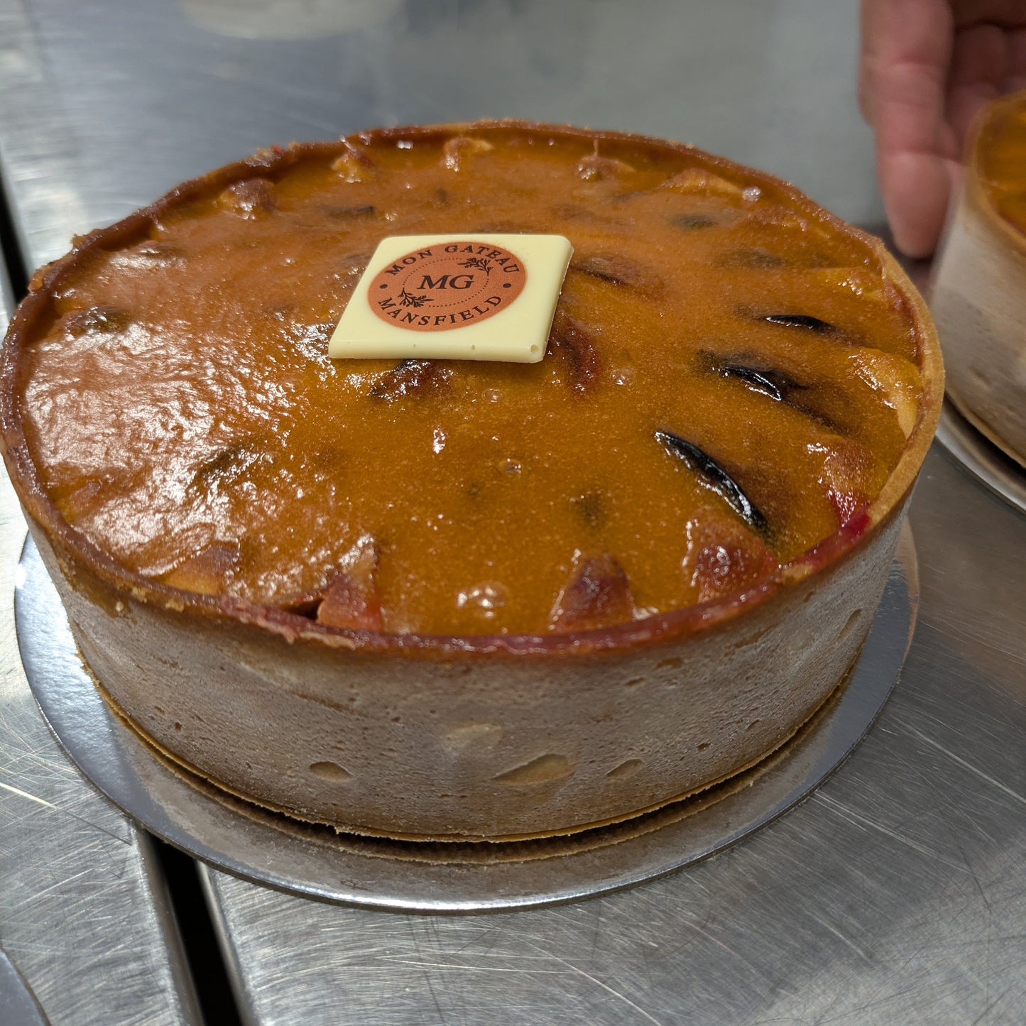 Large Almond Tart with fruit