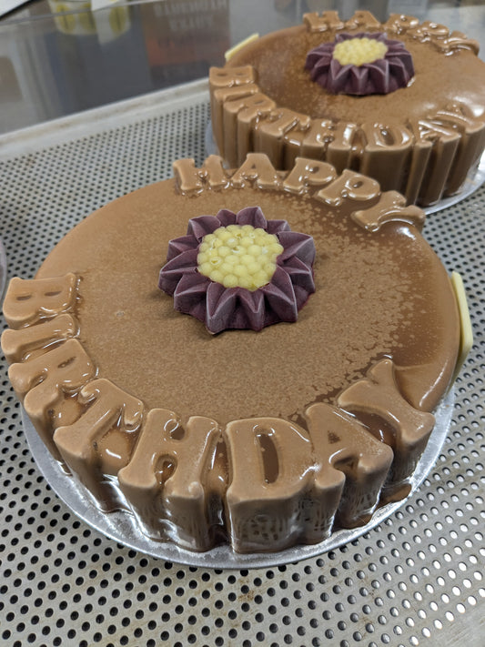 Birthday Cake currently Chocolate and Vanilla