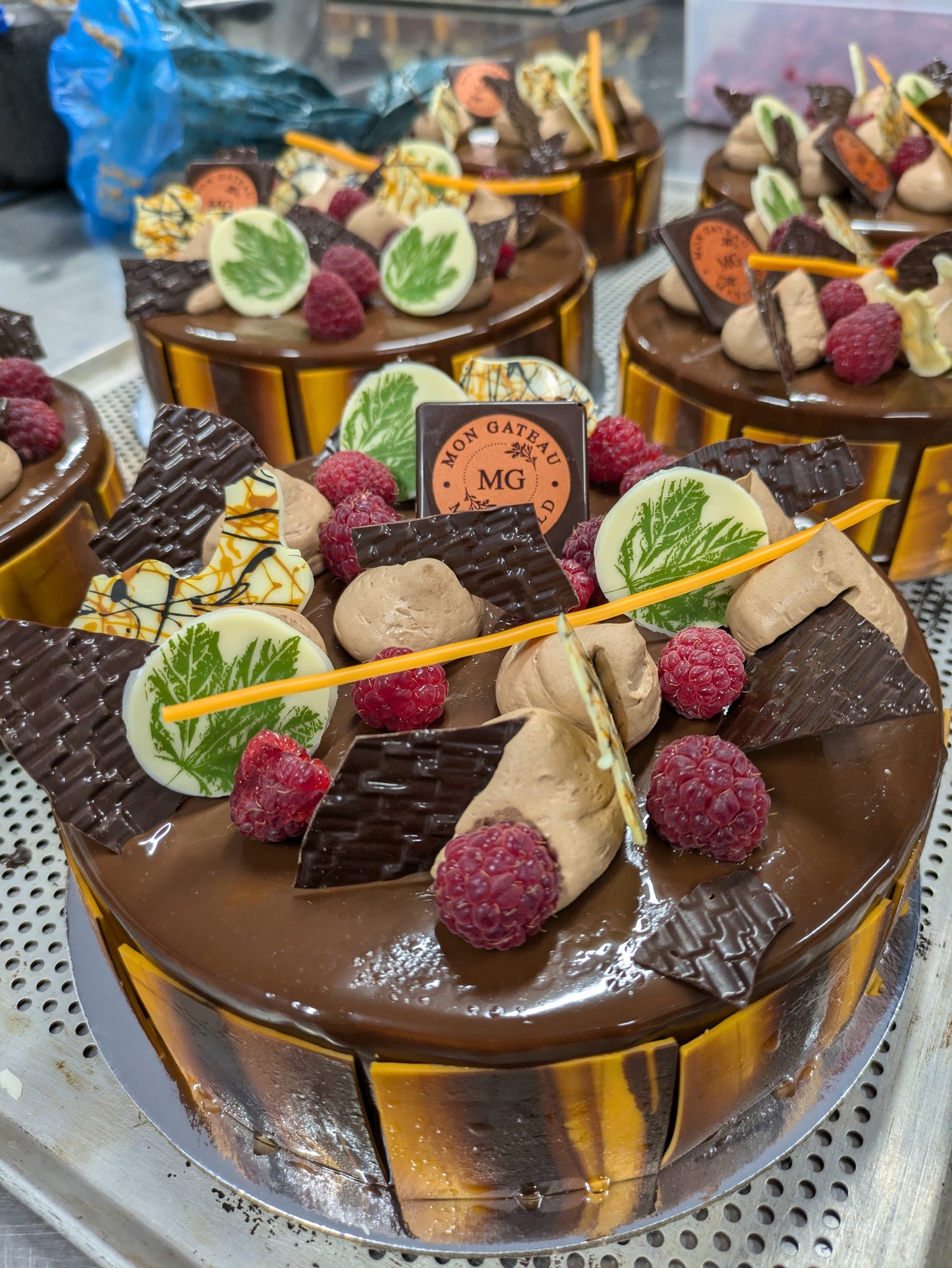 Chocolate and Raspberry Mousse Cake