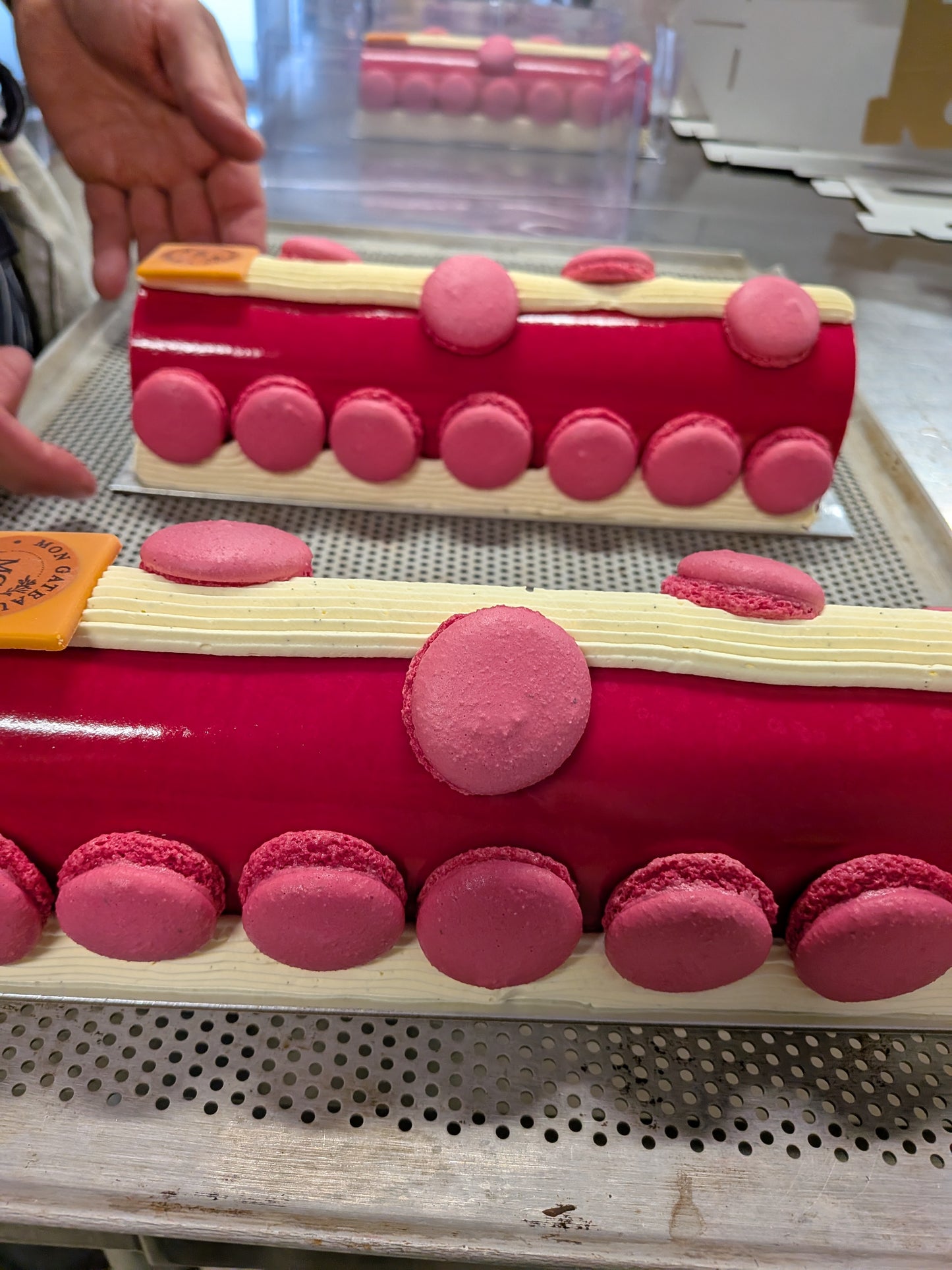 Raspberry, Blackberry & Matcha  Mousse