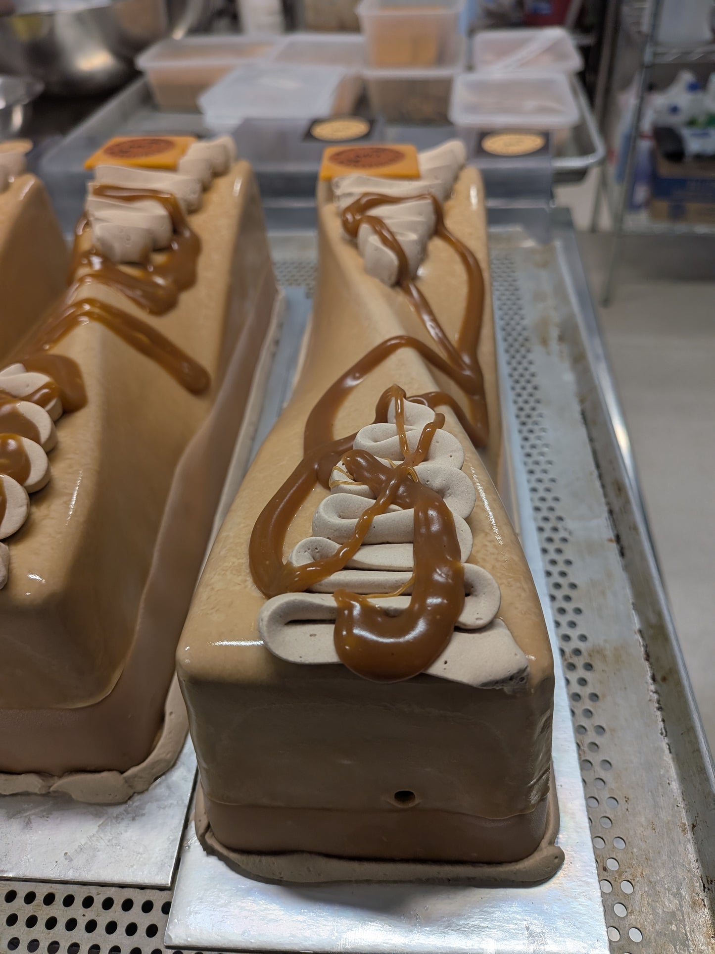 Poached Pear Mousse Cake