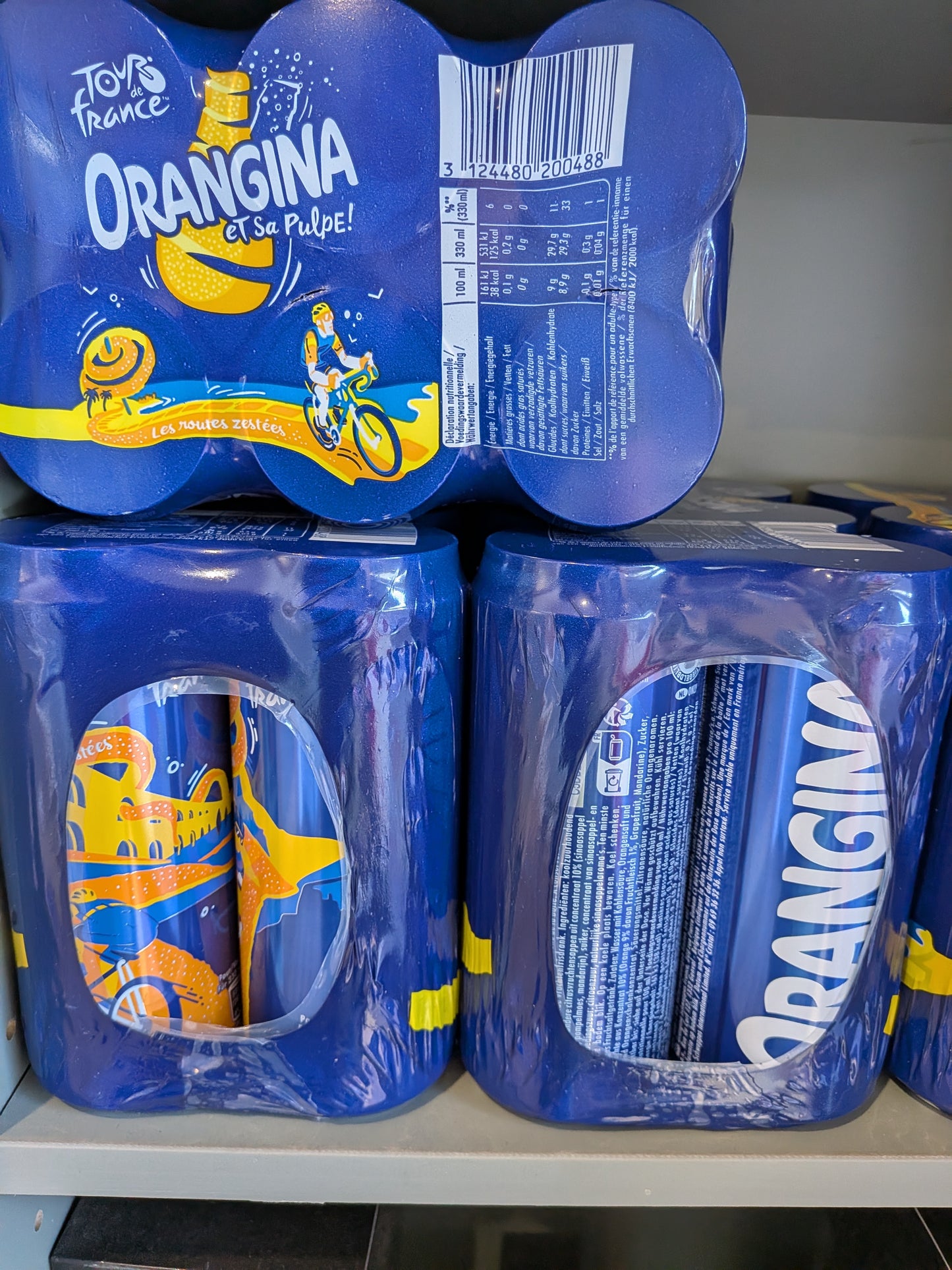 Orangina Cans